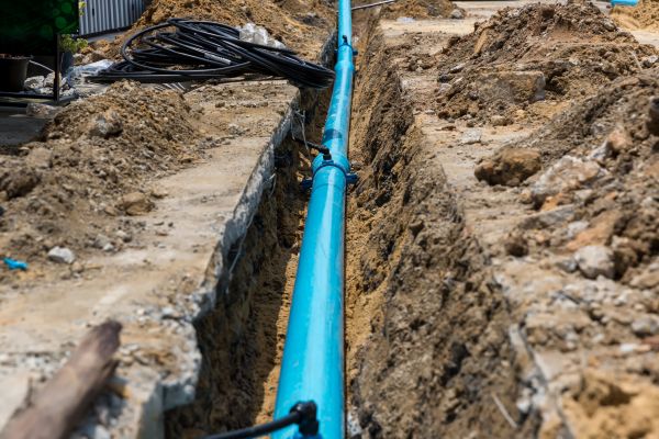 Water Pipeline Installation in Monroe Township