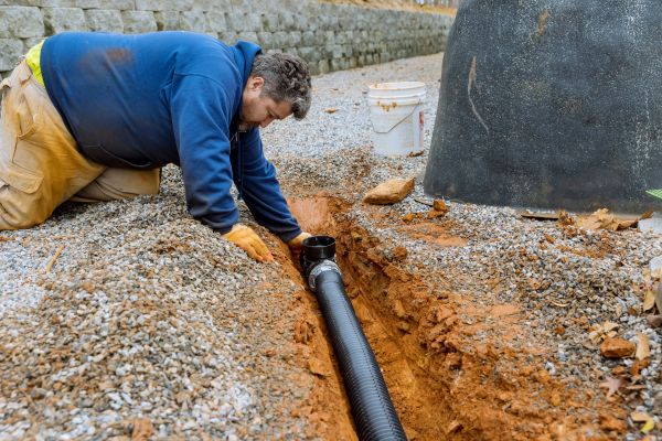 Drain Line Repair in Monroe Township