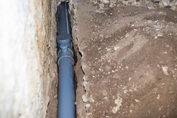 Drain Pipe Installation in Monroe Township