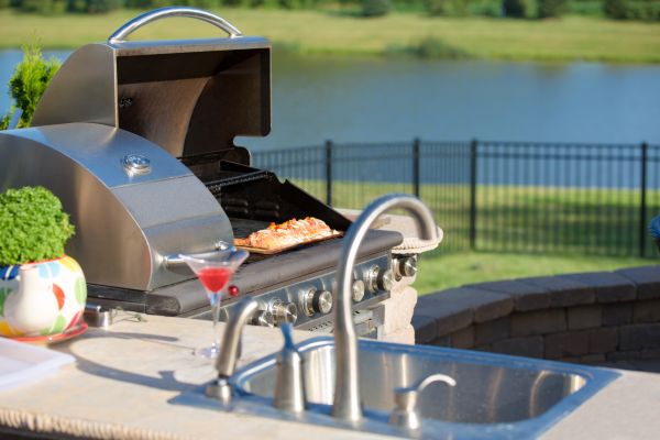 Outdoor Kitchen Plumbing in Monroe Township