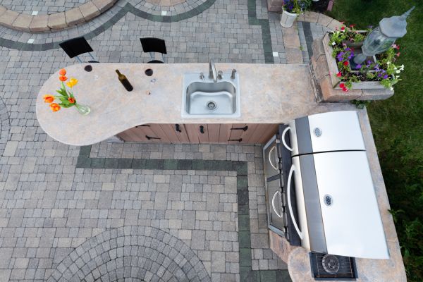 Outdoor Sink Installation in Monroe Township
