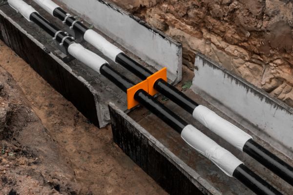 Main Water Line Installation in Monroe Township